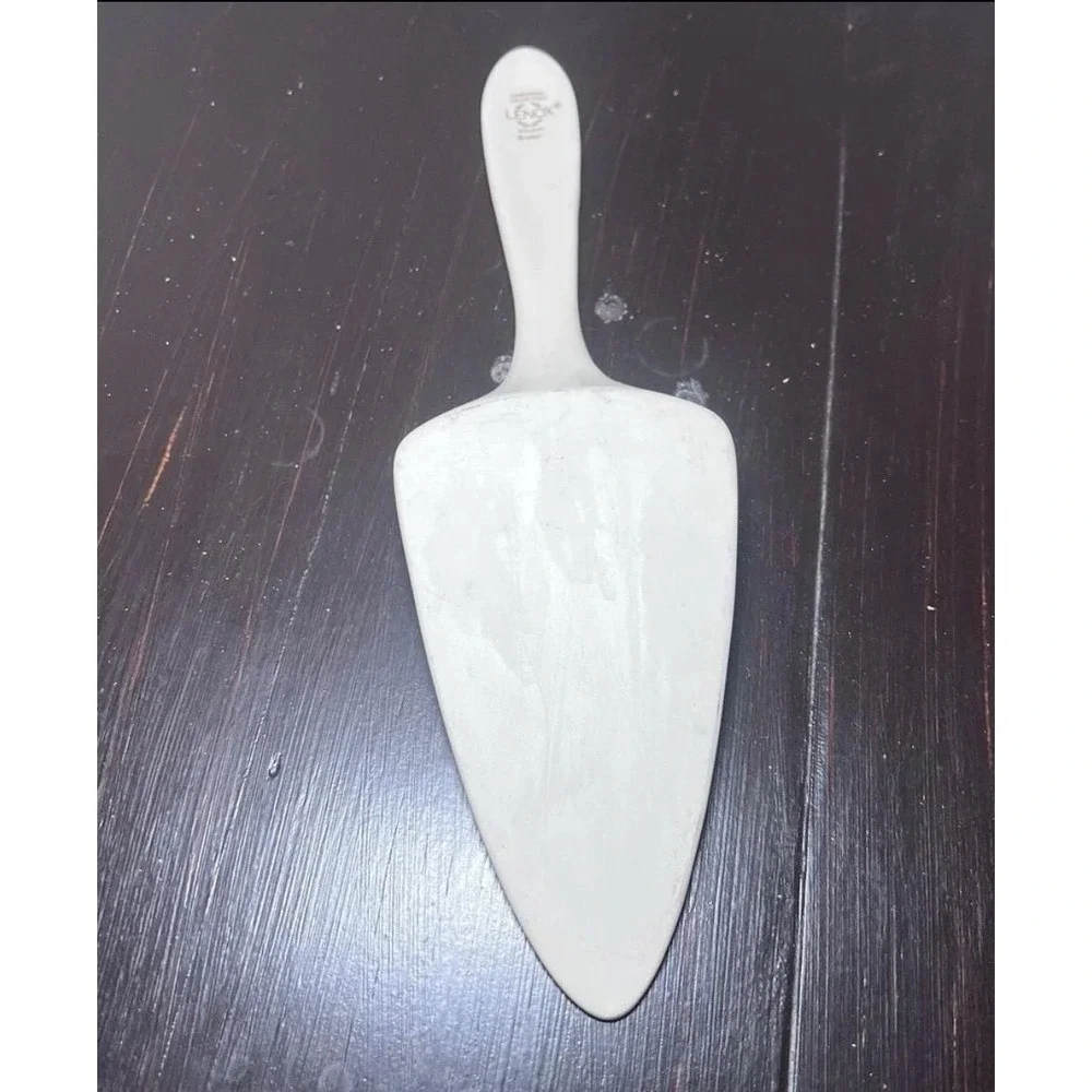 Vintage Lenox Holiday Cake Pie Server Porcelain Holly Berry Christmas Holiday